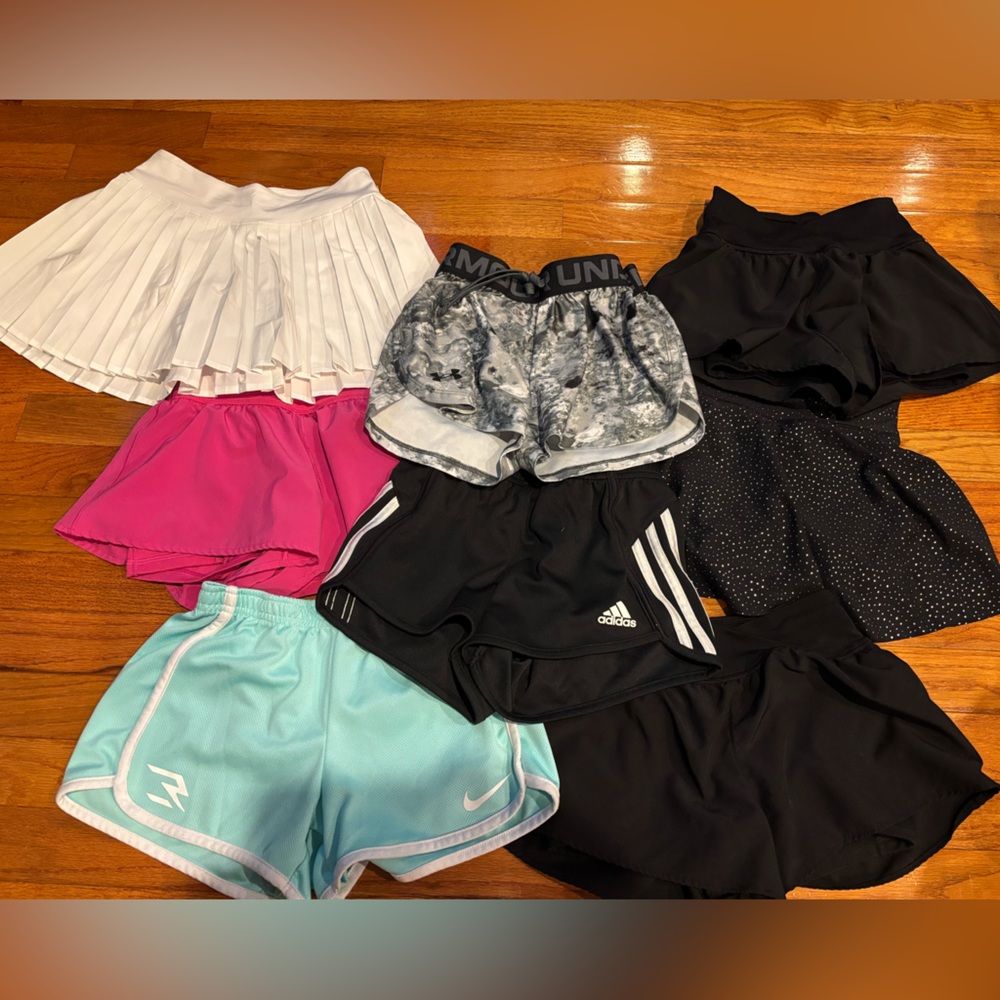 Bundle of Girls Active Short from Nike, Under Armour, and More